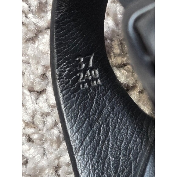 Birkenstock Gizeh EVA Women's Sandals Black Rubber Flip Flops - Size 37 - Picture 4 of 6